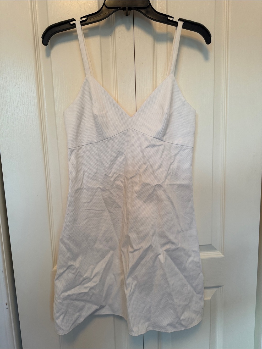 Amanda Uprichard White V-Neck Dress